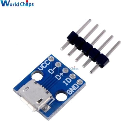 5Pcs CJMCU Micro USB Board Power Adapter 5V Breakout Switch Interface Module For Arduino