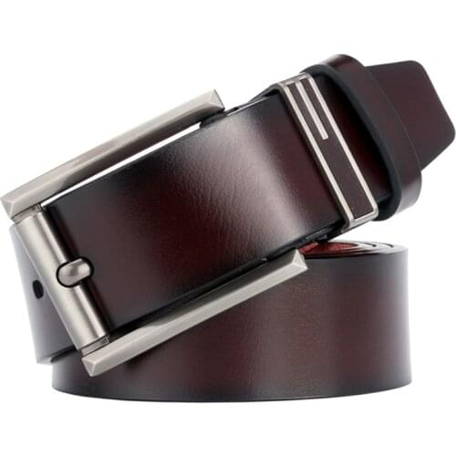 Mens Belt High Quality Leather Belt Men Male New Fashion Classice Luxury Pin Buckle Strap Suit For Fancy Vintage Jeans