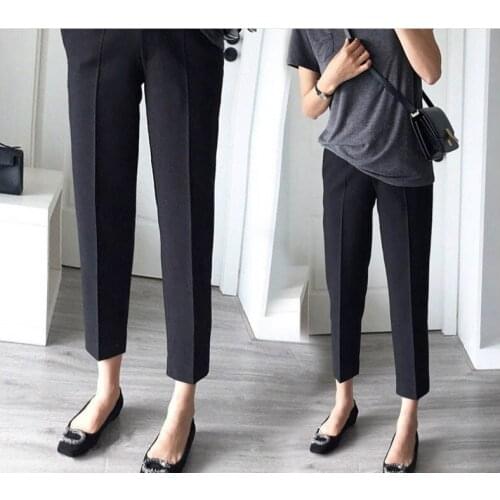 Maternity Pants Broad Leg trousers For Pregnant Women Clothing Pregnancy Clothes Overalls Ninth Pants Trousers Gravida Wear 2018