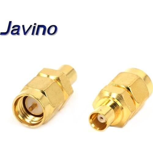 SMA Male Plug To MCX Female jack RF Coax Adapter Connector Straight Goldplated