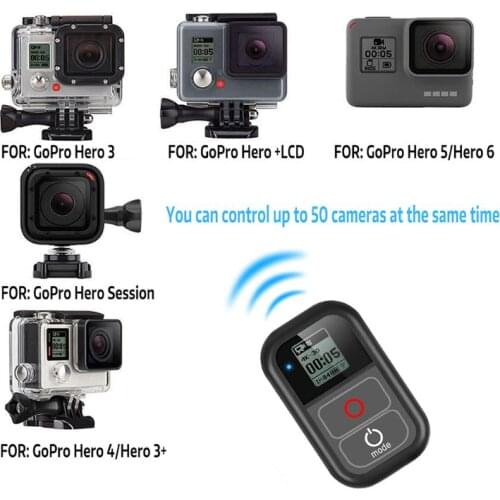 Smart Wireless WiFi Remote Control Waterproof Wear-resistant for gopro Hero 7 6 5 4 3+ 3 Action Camera BX0E