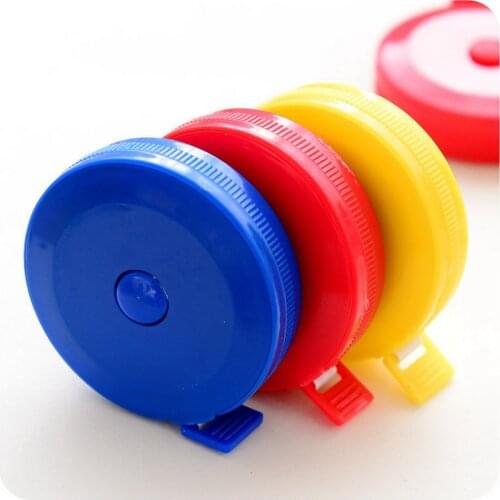 1pcs Retractable Tape Measuring Medical Body Measurement Tailor Sewing Craft Cloth Dieting Measuring Tape Random Color
