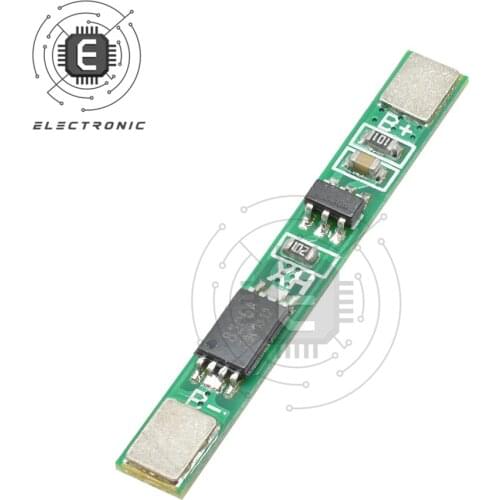 1S 3.7V 2.5A Lithium Battery Protection Board BMS PCM PCB Polymer Overcharge Discharge Lithium Ion Protection Module
