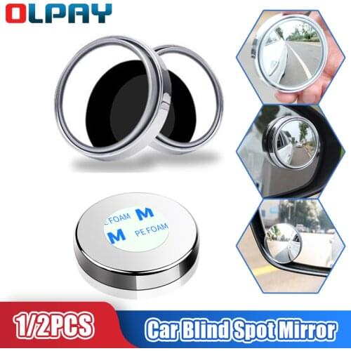 360 Degree HD Blind Spot Mirror Car Rearview small round Convex Mirror Car large field Reverse Wide Angle Vehicle Parking Mirror