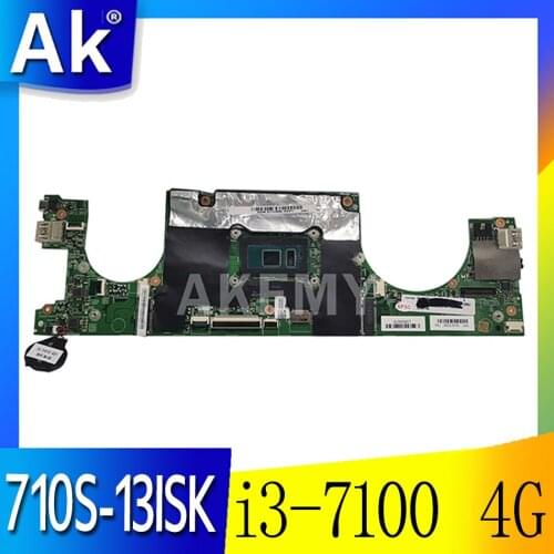448.0A701.0011 motherboard for Lenovo 710S-13ISK xiaoxin air 13 laptop motherboard CPU i3 7100 4G RAM 100% test work
