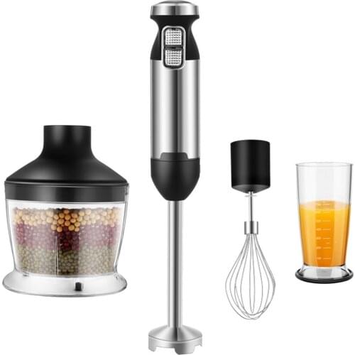 4 in 1 Hand Blender Portable immersion Blender for Kitchen Food Processor stick with Chopper Whisk Electric Juicer Mixer