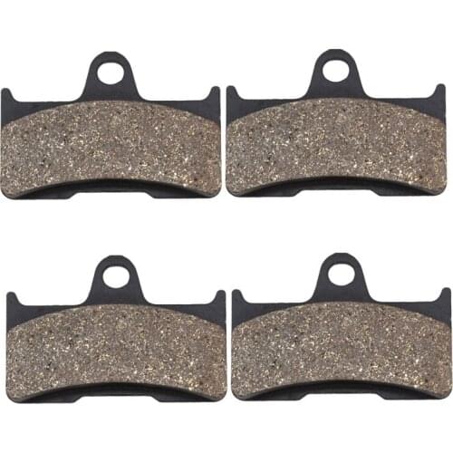 Cyleto Motorcycle Rear Brake Pads for QUADZILLA CUV 500 SxS & RL 500 MKII Buggie & RS5 4WD & RS6 EFI 4WD 10-11 QZ 500 09-11