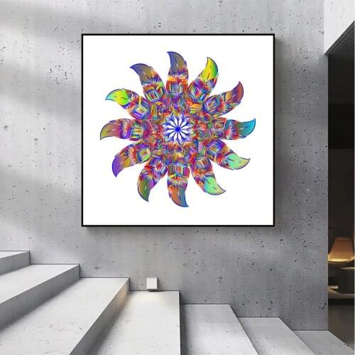 Oil Canvas Painting Roulette Windmill Wind Blade Picture Poster Canvas Print Painting Wall Art Living Room Home Decoration