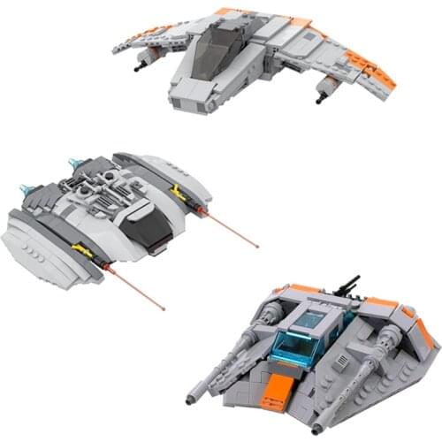 MOC The Raider 1978 Fighter Wing Airspeeder Building Blocks Kits Space Wars Snowspeeder Bricks Toys For Children Birthday Gifts