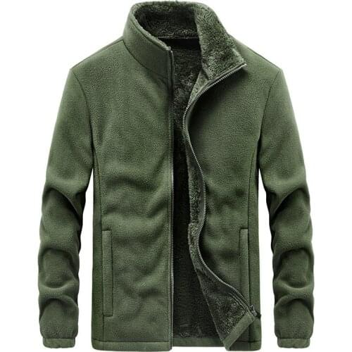 Men 2021 New Winter Fleece Jacket Parka Coat Men Spring Casual Tactical Army Outwear Thick Warm Bomber Military Jacket Men M-6XL
