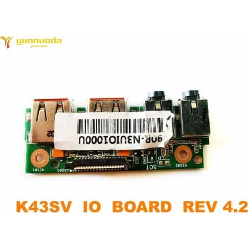 Original for ASUS K43SV USB board Audio board K43SV IO BOARD REV 4.2 tested good free shipping