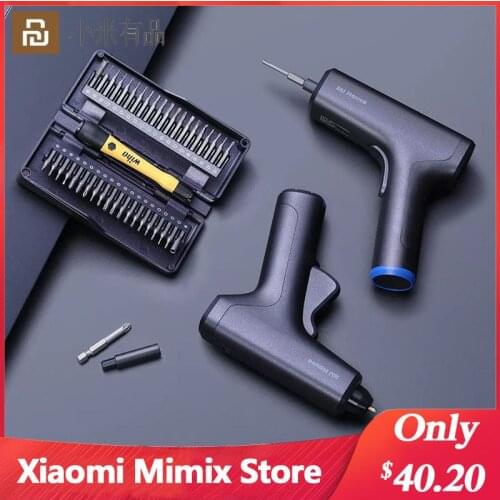 Youpin 4V Lithium Battery Screwdriver Hot Melt Glue Gun Anti-static 40 in 1 Finishing Screwdriver Set Wiha Wireless Power Tools