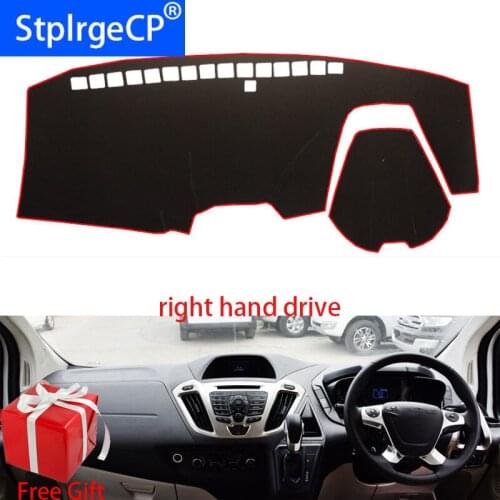 Car Dashboard Cover Mat for Ford Tourneo Custom 2016 2017 Right Hand Drive Dashmat Pad Dash Mat Covers Dashboard Accessories