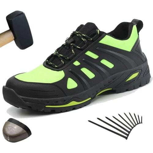 Work Safety Shoes Woman and Men Be Applicable Outdoor Steel Toe Anti Smashing Anti-slip Puncture Proof Work Boots