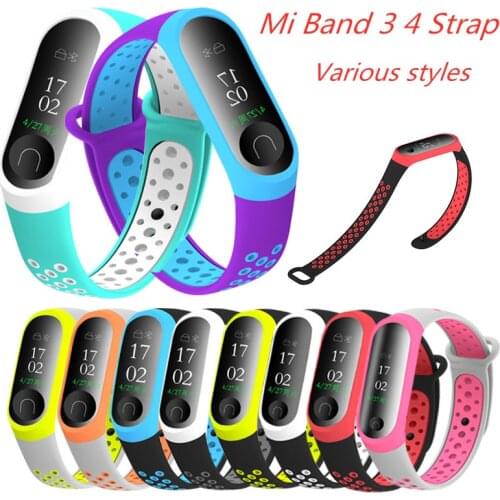 Smart Watch Strap For Xiaomi Mi Band 4 3 Wristband Bracelet Replacement Sport Wrist Band Watch StrapFor Xiaomi Mi Band 4 3