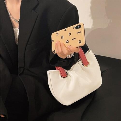 Cloud Baguette Bag for Women Luxury Handbag Patchwork Color Delicate Wallet Big Capacity Lovely Chain Fashion High Quality