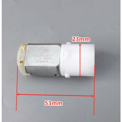 23MM Micro Mini 280 Planetary Gearbox Gear Motor DC 6V 9V 12V 55RPM Slow Speed High Torque Motor