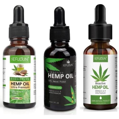 5000Mg 30Ml Pure Hemp Essential Oil Drop To Wake Body Anti-Anxiety Pressure Reduce Full Concentration Energy Like Feels and A3F4