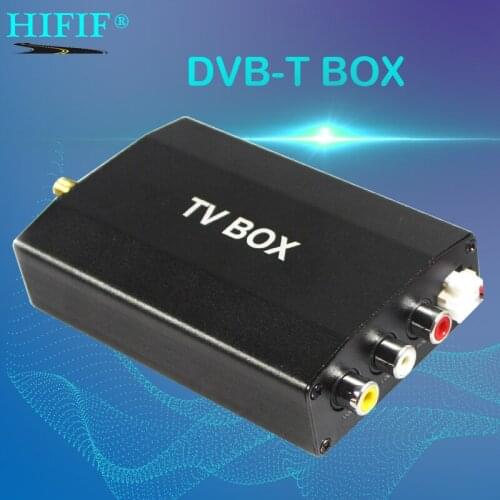 Car HD DVB-T MPEG-4 Mobile Digital TV Turner Receiver 3 Way Video Output Dual Audio Channel Output For Europen