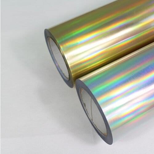 Free Shipping 1 sheet 25cmx100cm (10"x20") Metallic Laser heat transfer vinyl for heat press machine cutting plotter