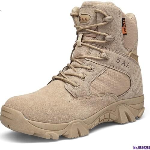Military Ankle Boots Men US Army Hunting Trekking Camping Boots For Men Tactical Desert Boots Casual Hiking Shoes Sneakers Botas