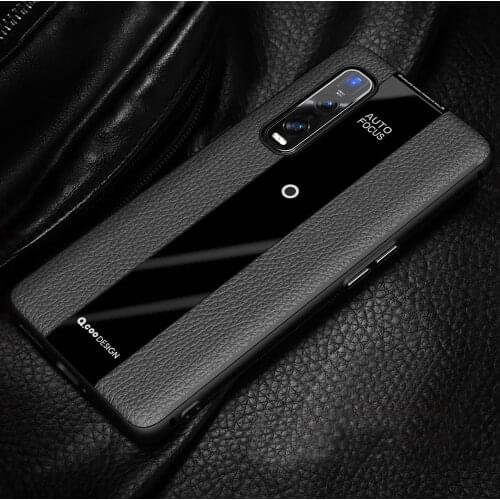 Find X2 Luxury Carbon Fiber Silicone Phone Case For OPPO Find X2 Pro Ultra-thin Non-slip Protection Cover Coque For Find X3 Pro
