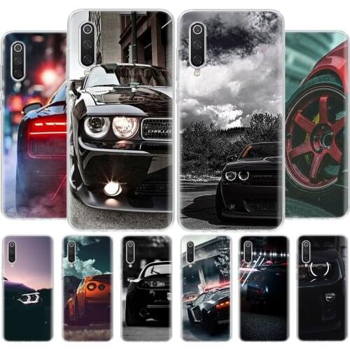 Cool car at night Phone Case For Xiaomi MI 8 9 10 5X 6X A1 A2 A3 CC9E 9T NOTE10 Pro Lite Cover Coque soft Silicone TPU