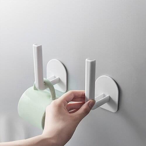 Roll Holder For Bathroom Towel Rack Kitchen Paper Holder Sticke Rack Pared Decoration Tissue Shelf Organizer