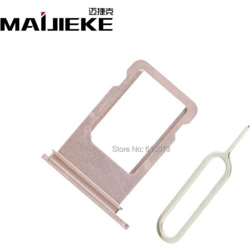 MAIJIEKE Gold For iPhone 8 Plus 5.5" SIM Card Tray Slot Holder Replacement+Eject Pin