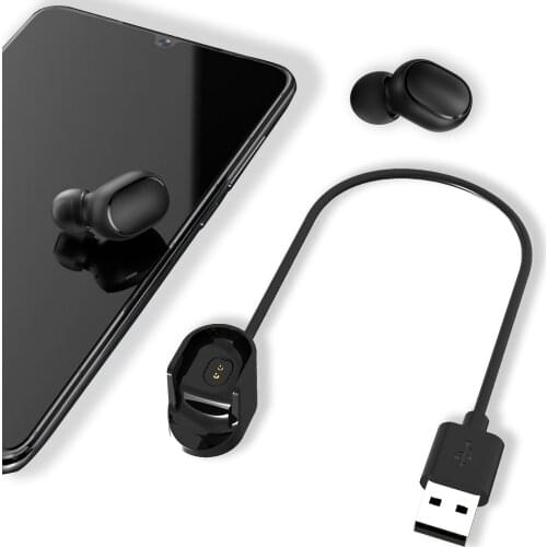 Dock Charger Adapter USB Fast Charging Cable Cord Wire for Xiaomi Redmi AirDots 2/S Wireless Bluetooth Airdots2 TWS Earphone