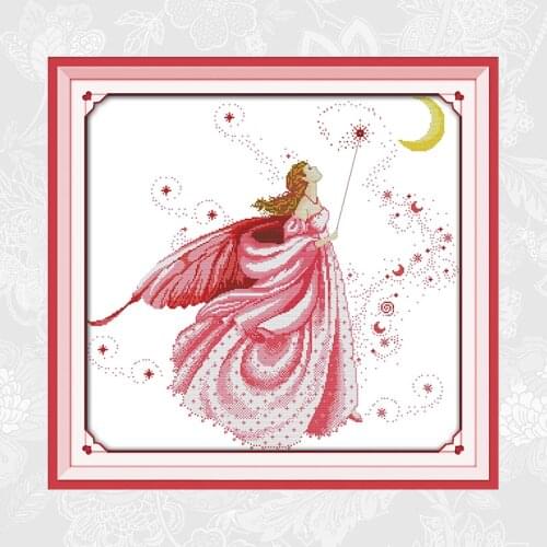 Only love Paintings Cross Stitch Printed Canvas DIY Hand Made Embroidery Sets for Needlework DMC Cotton Thread Crafts