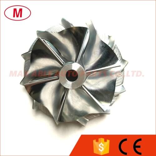 GT15-25 784366-0001HF 43.36/56.03mm 6+6 blades High Performance Turbo Billet compressor wheel/Aluminum 2618/Milling wheel