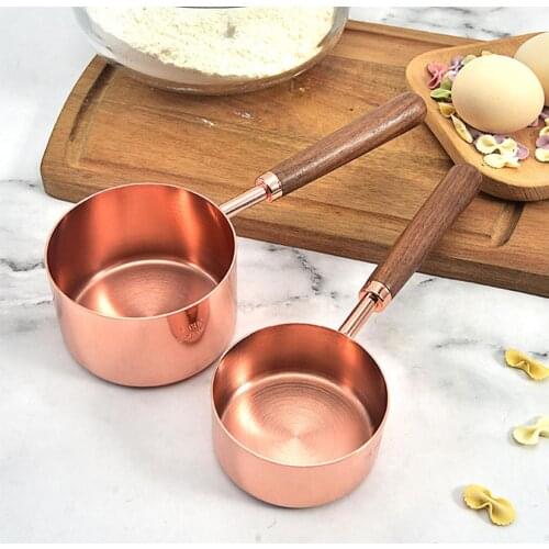 4pcs Stainless Steel Measuring Cups And Spoons Set Deluxe Premium Stackable Tablespoons Home Tools Kitchen Accessories
