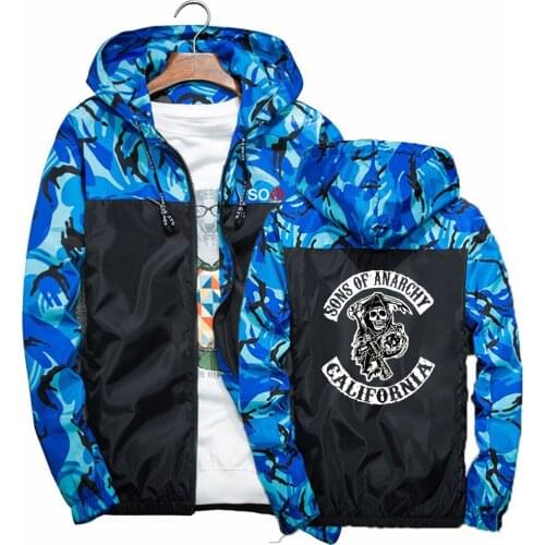 Sons Of Anarchy SOA SAMCRO brand mens hoodie sweatshirt harajuku streetwear Hipster hip hop hoodie Autumn Winter Tops Pullover