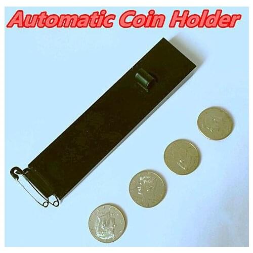 New Arrivals Automatic Coin Holder - Magic Tricks,Close Up,Stage,street,illusion,Fun,Mentalism,Accessories,Magia Toys