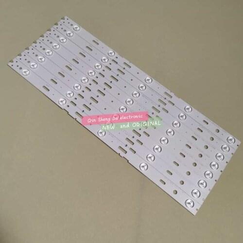 New 5set=40 PCS 5LED 428mm LED Backlight strip for TV 40VLE6520BL SAMSUNG_2013ARC40_3228N1 40-LB-M520 40VLE4421BF