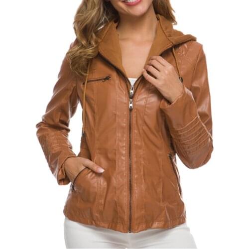 Autumn Winter Faux Leather Jacket Women Casual Basic Coats Plus Size 7XL Ladies Basic Jackets Waterproof Windproof Coats Female