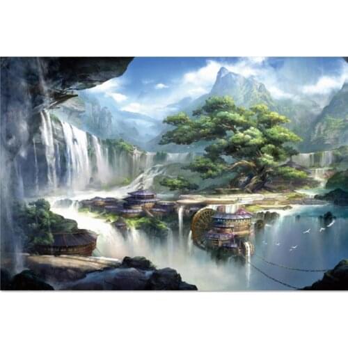 1000 pieces Casual Cozy Landscape Puzzle New Arrival Puzzle 1000pcs Thicker Paper Educational Toy Decoration Gift for Christmas