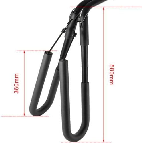 Portable Riding Bike Surfboard Rack Holder Boogeyboard Surfing Side Carrier