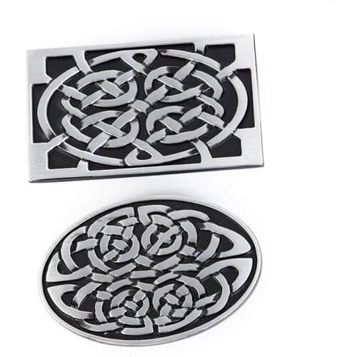 Western cowboy zinc alloy pattern belt buckle gift