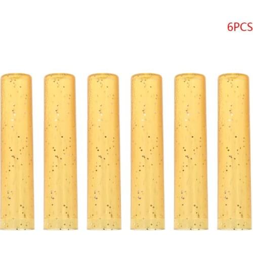 R9UA 6Pcs Cute Pencil Sleeve Cover Extender Plastic Protector School Supplies New