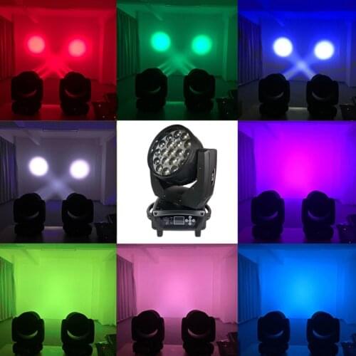 19x15w Rgbw led mobile head dmx512 control nightclub party club disco pop music show host stage professional equipment