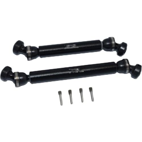 Aluminum Alloy Tube +45# Steel CVD Head Drive Shaft for Axial 1/10 RBX10 Ryft 4WD RC Crawler Car Modification Part