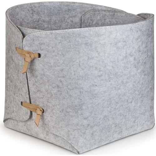 New Dirty Clothes Storage Bucket Remote Control Magazine Debris Felt Storage Basket Nordic Style High Quality Household Products