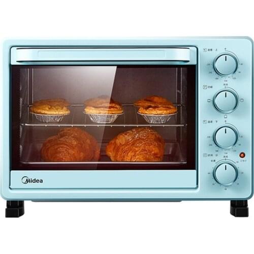 Upper and Lower independent temperature control oven household uniform baking small electric oven convenient knob mini automatic