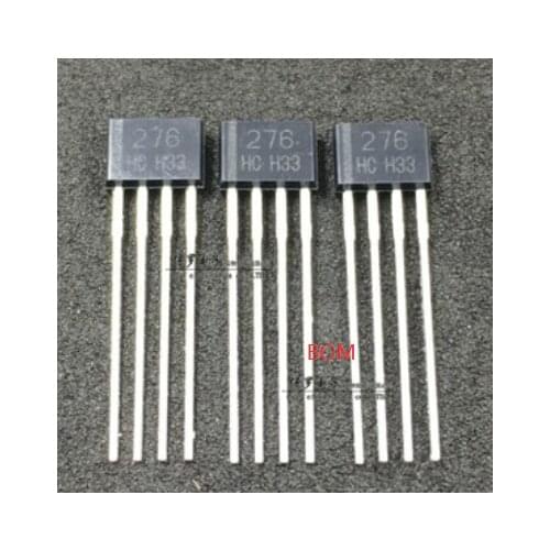 10pcs Fan motor Hall ATS276 YS276 EG276 276 276G 276H ATS276H ATS276G AH276 SS276 HAL276 MARKING 276 SIP-4