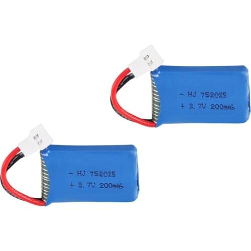 3.7v Battery for Syma X4 X11 X13 RC Drones 3.7V 200mah 752025 LiPo battery for Syma X4 X11 X13 RC Quadcopter Parts