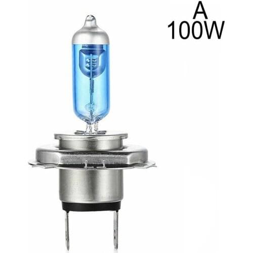 Car headlight H7 24V 75W 100w ultra-white light distribution bulb life type halogen quartz PX26D long N2H7