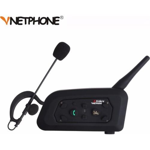 Vnetphone V6C New 1200M Football Referee Arbitration Earhook Bluetooth Intercom Monaural Earphone Headset Headphone Kit