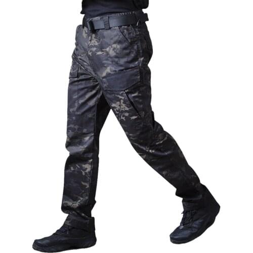 Military Tactical Cargo pants Male Casual Trousers Camouflage Dropship Joggers Motorcycle Work Clothes Pantalones Hombre
